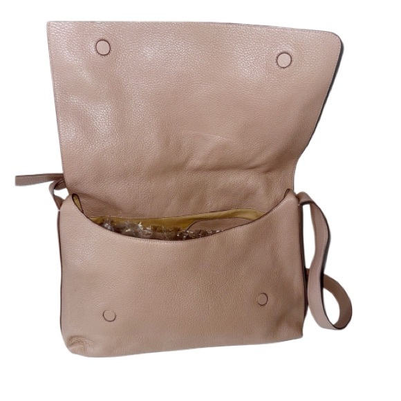 Cuyana Messenger Shoulder Bag Tan Leather Crossbody Bag Business Career - Picture 10 of 11